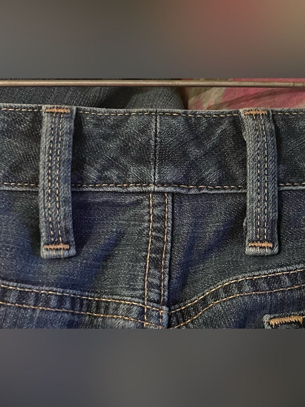 Eddie Bauer Natural Fit Bootcut Flare Denim Jeans Size 14 Tall - Picture 9 of 13